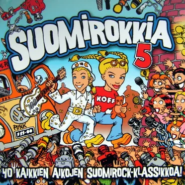 Suomirokkia 5: 40 kaikkien aikojen suomirock-klassikkoa! by Various Artists - album cover
