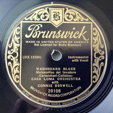 Washboard Blues / Four Indian Love Lyrics