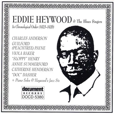 Eddie Heywood & The Blues Singers In Chronological Order (1923-1926) by Various Artists - album cover