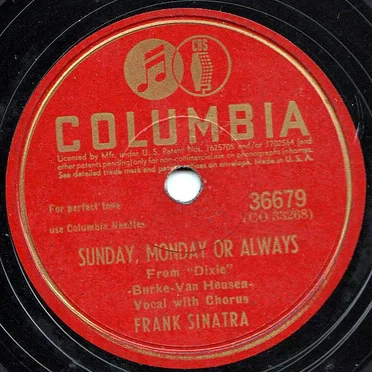 Sunday, Monday or Always / If You Please