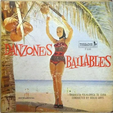 Danzones bailables by Orquesta Folklórica Cubana - album cover