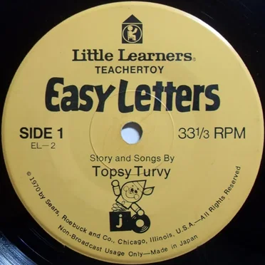 Easy Letters by Topsy Turvy - album cover