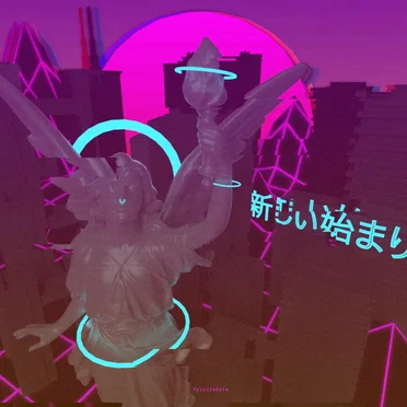 Virtual Dawn by Polaroid Panther - album cover