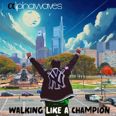Walking Like a Champion by Alphawaves - album cover