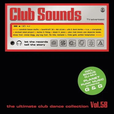 Club Sounds: The Ultimate Club Dance Collection, Vol. 58 by Various Artists - album cover