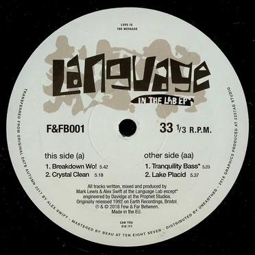 In the Lab EP by Language - album cover