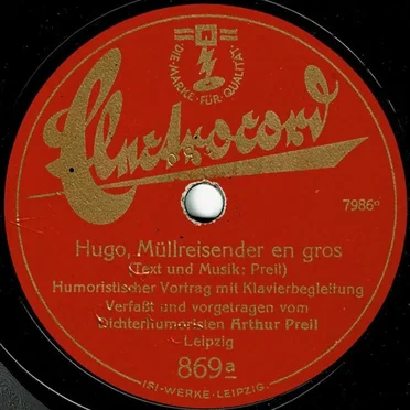 Hugo, Müllreisender en Gros / Gelegenheitsmaurer Seltenschweiß
