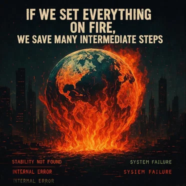 If We Set Everything on Fire by Reticulating Splines - album cover