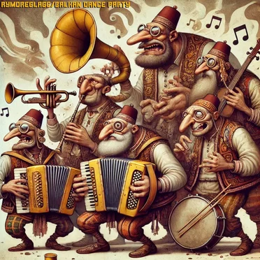 Balkan Dance Party by Rymdreglage - album cover