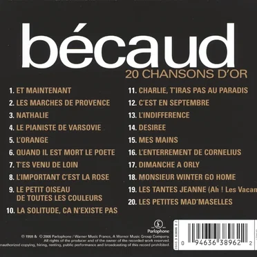 20 chansons d'or