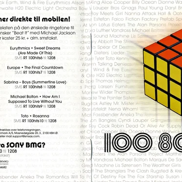 100 80’er Hits by Various Artists - album cover
