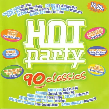 Hot Party 90 Classics, Volume 2 by Various Artists - album cover