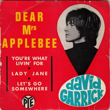 Dear Mrs. Applebee by David Garrick - album cover