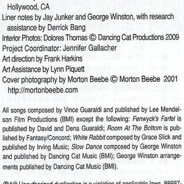 Love Will Come: The Music of Vince Guaraldi, Volume 2