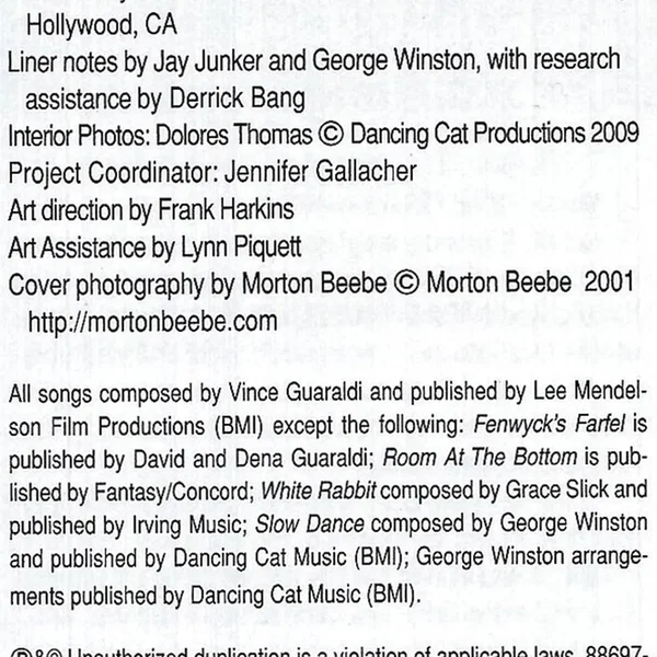 Love Will Come: The Music of Vince Guaraldi, Volume 2