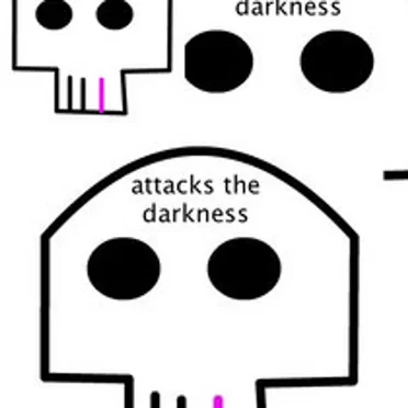 attacks the darkness by attks th drknss - album cover
