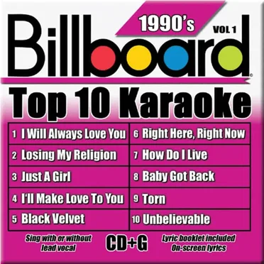 Billboard Top 10 Karaoke 1990’s, Volume 1 by Various Artists - album cover