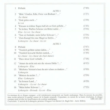 Les Génies de L'Opéra, Volume IV, n° 7: Wagner - Lohengrin (Extraits)