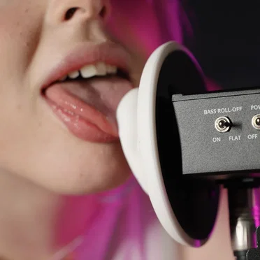 ASMR Gently Macro Ear Licking with Elsa by The Sounds of Girls - album cover