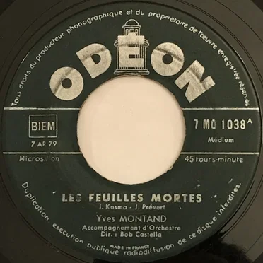 Les Feuilles mortes / Une demoiselle sur une balançoire