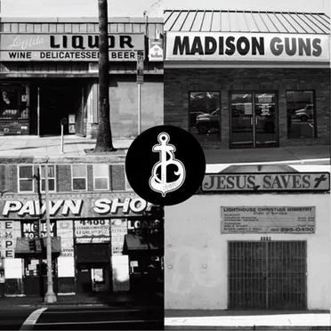Liquor Store Gun Store Pawn Shop Church