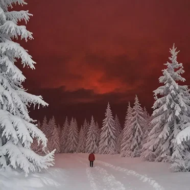 Red Painted Sky by Skulk - album cover