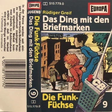 Die Funk‐Füchse 9: Das Ding mit den Briefmarken by Rüdiger Greif - album cover