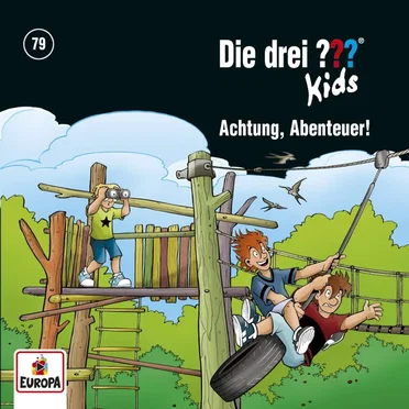 Die drei ??? Kids, Folge 79: Achtung, Abenteuer! by Die drei ??? Kids - album cover