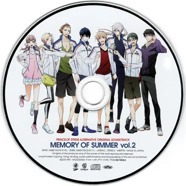 PRINCE OF STRIDE: ALTERNATIVE ORIGINAL SOUNDTRACK MEMORY OF SUMMER vol.2