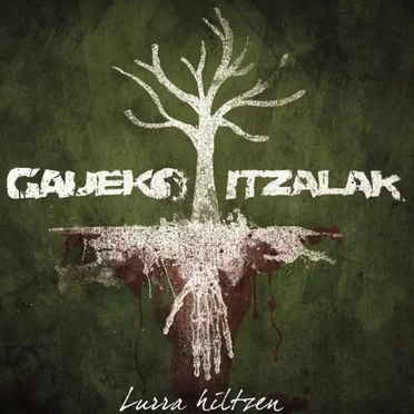 Lurra hiltzen by Gaueko Itzalak - album cover