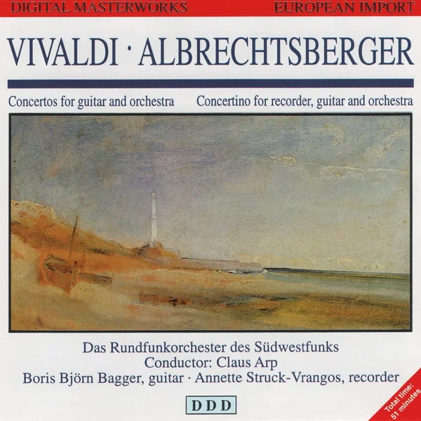 Vivaldi: Concertos for Guitar and Orchestra / Albrechtsberger: Concerto for Recorder, Guitar and Orchestra
