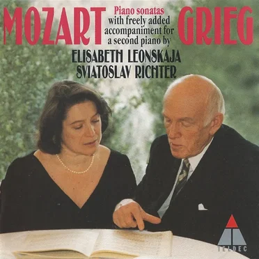 Piano sonatas with freely added accompaniment for a second piano by Grieg