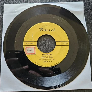 The Cheater / Don't Talk, Just Kiss by Bobby de Soto - album cover