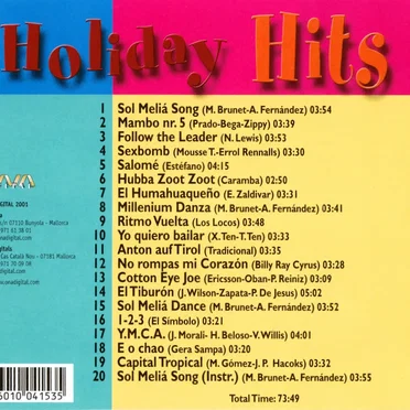 Holiday Hits by Various Artists - album cover