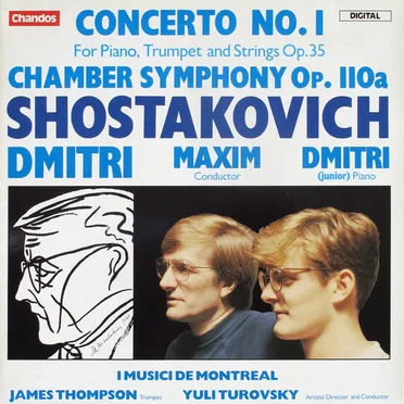 Piano Concerto no. 1, op. 35 / Chamber Symphony op. 110a