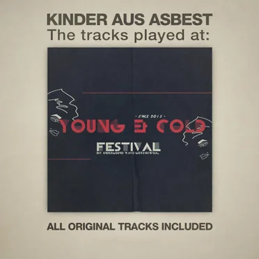The Young & Cold Tracks by Kinder aus Asbest - album cover