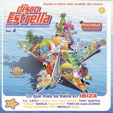 Disco estrella, Vol.6: Los auténticos éxitos del verano 2003 by Various Artists - album cover
