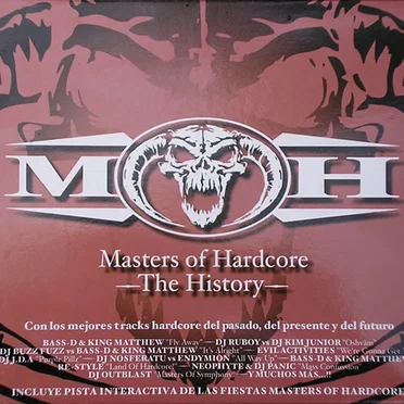 Masters Of Hardcore - The History by Various Artists - album cover