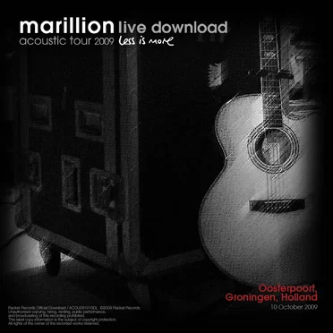 Acoustic Tour 2009: Oosterpoort, Groningen, Holland. 10 October 2009 by Marillion - album cover