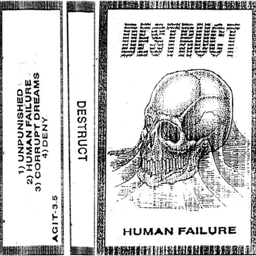Human Failure Demo by Destruct - album cover