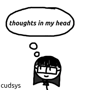 thoughts in my head by cudsys - album cover