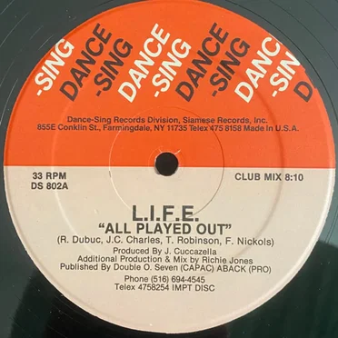All Played Out by L.I.F.E. - album cover