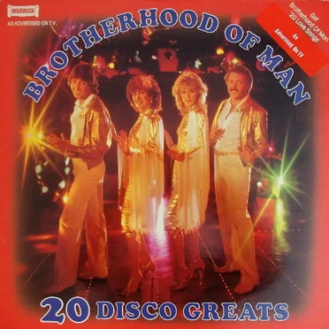 20 Disco Greats by Brotherhood of Man - album cover