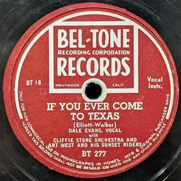 If You Ever Come to Texas / Will You Be My Darlin'
