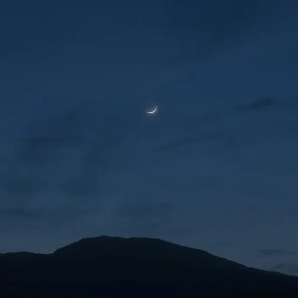 The darkness of the night