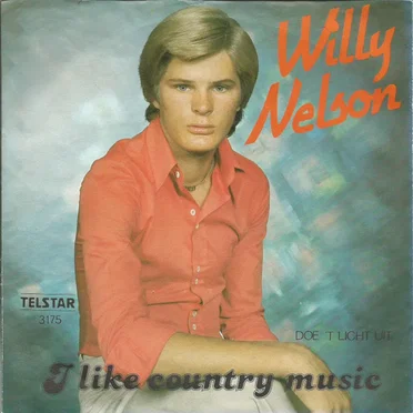 Doe ’t licht uit / I Like Country Music by Willy Nelson - album cover