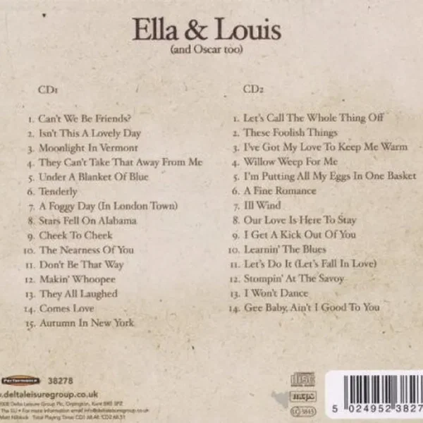 Ella & Louis (and Oscar Too)