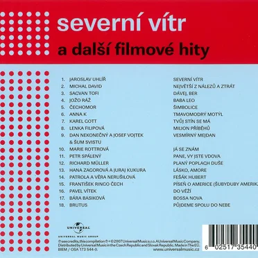 Severní vítr a další filmové hity by Various Artists - album cover