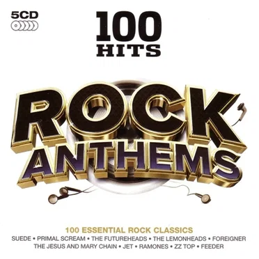 100 Hits: Rock Anthems by Various Artists - album cover