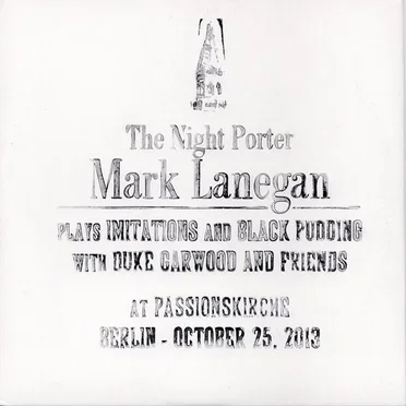 The Night Porter: Plays Imitations and Black Pudding